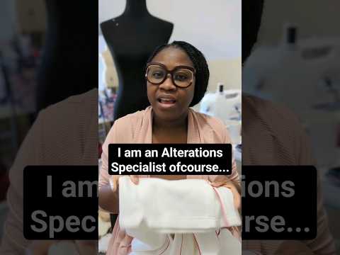 I am an alterations specialist…of course 🤷🏾‍♀️😁