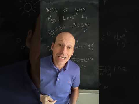 How do we know the mass of #thesun? There is a bunch of #science and #physicswallah . #astronomy