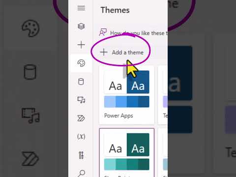 Build a Custom THEME 🎨 in Power Apps  #powerapps #canvasapps #powerplatform