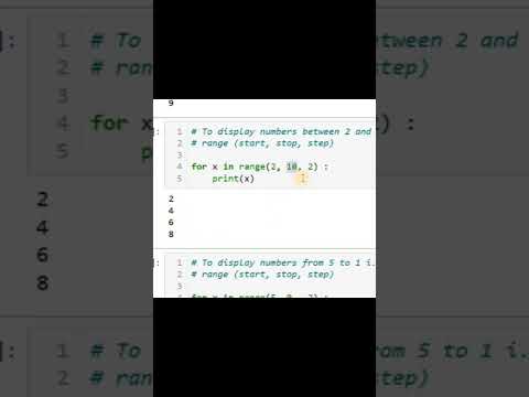 for loop in python #coding #loopingstatement #python