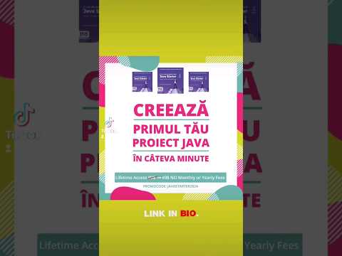 Creează primul tău proiect Java în câteva minute! #invata #programare #beginner #incepători #java