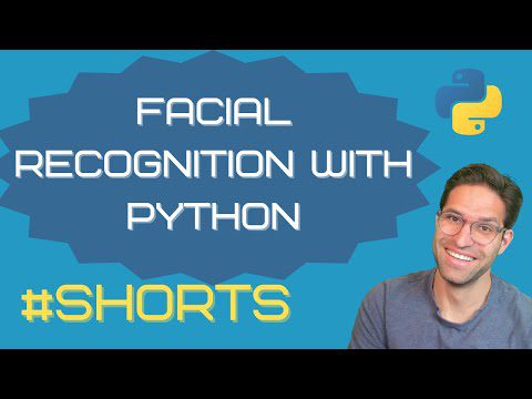 Machine Learning for Facial Recognition in Python in 60 Seconds #shorts