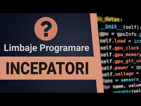 Limbaje de programare pentru incepatori