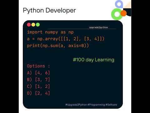 Solve the  problem in Data Science Using Python #100dayslearning #python #programing #learning