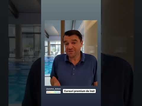 Andrei Duban la Aqua Swim – Armin Duban la cursurile de inot – cursuri premium de inot