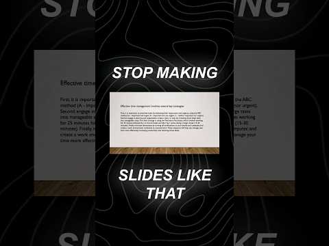 Fix a slide in 30 seconds #presentation #powerpoint #ppt