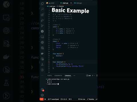 Understanding Iota in Golang