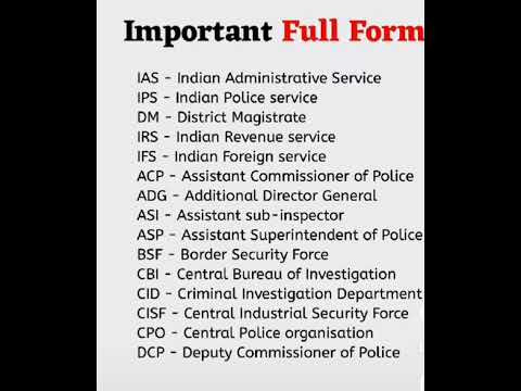 ##  important full form #