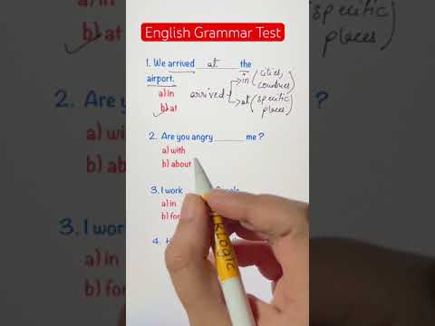 Test your English Grammar