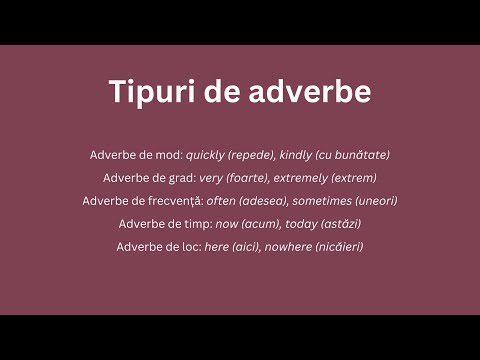 Cum se formează adverbele în limba engleză? (42)