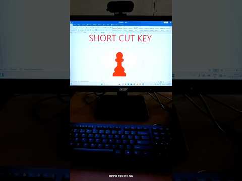 How to make Gotti #shortcutkeys #computer #msoffice