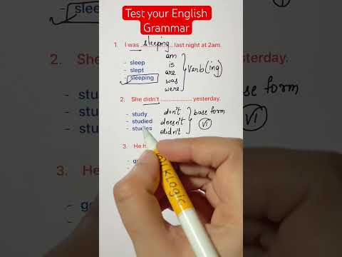 English Grammar Test