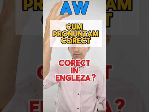 Cum Pronuntam Corect JAW, STRAW, DRAW, CLAW In Engleza? Lectie Pronuntie Incepatori #engleza