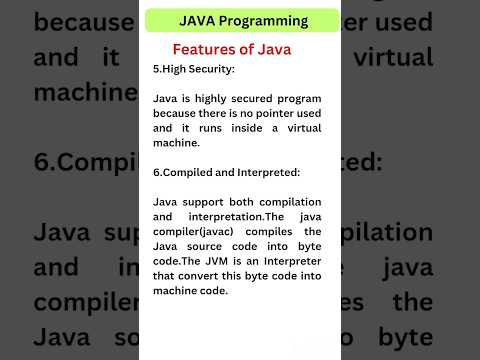 Features of Java ||Java for Beginners