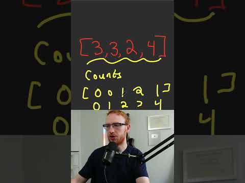 How to do a Counting Sort — O(n + k) Time & Space Complexity