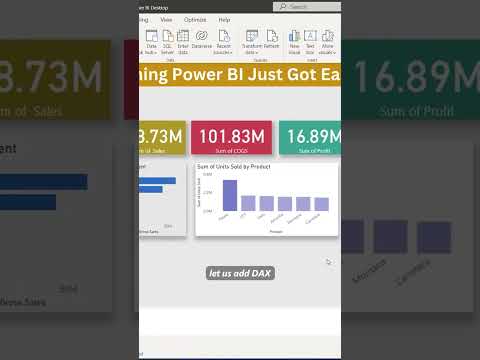 AI in Power BI. This feature enables users to describe what they want and Power BI to write DAX.