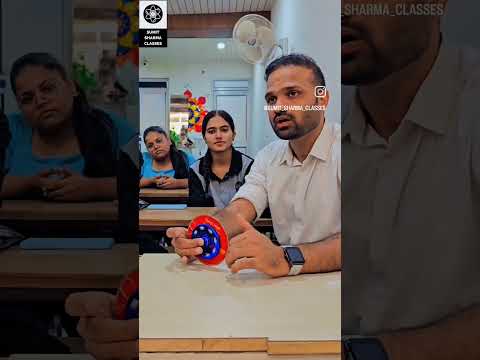 Angular momentum #angularmotion #experiment ##funwithphysics #science #s2c #sumit #practical #nonmed