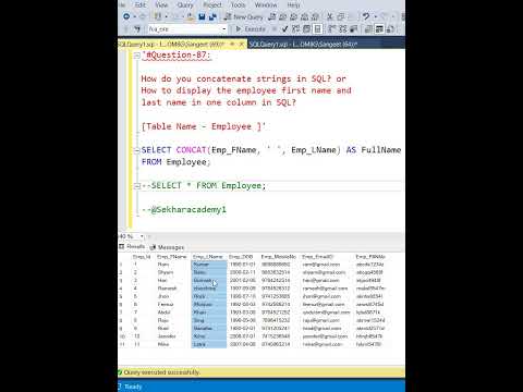 SQL Interview Question 87 || #sql #mysql #oracle #interview #shorts #reels #coding @SekharAcademy1