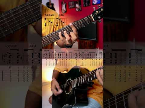 Jal-Aadat Guitar Lesson | Atif Aslam | Guitar Chords #guitarlesson #jal #aadat #shorts