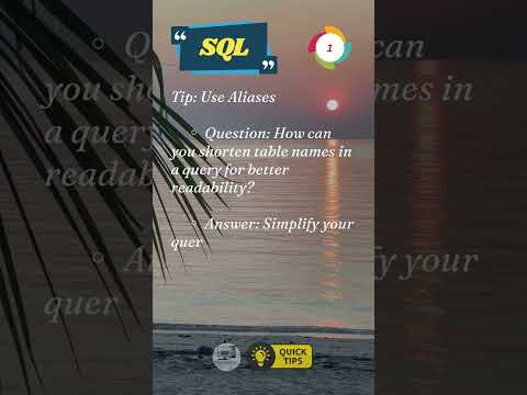 Expert SQL Advice: Tip #1