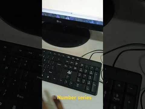 Computer classes #$ ($ LEELAWATI , HEMANTI RAJWADE !) , number series in ms excel $&