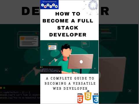 How to Become a Full Stack Developer || Web Development #coding #shorts