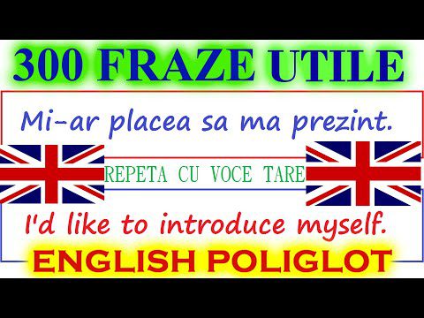 300 fraze utile pentru incepatori #engleza pentru incepatori #invata engleza #english poliglot