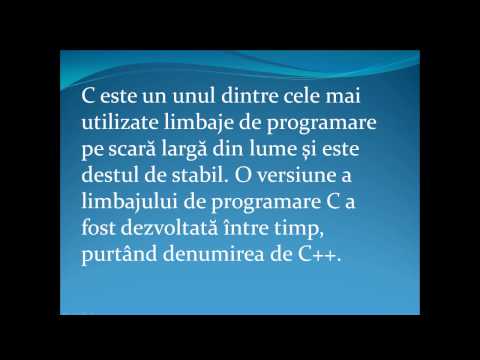 Tutorial, curs C – Ce este Limbajul de programare C